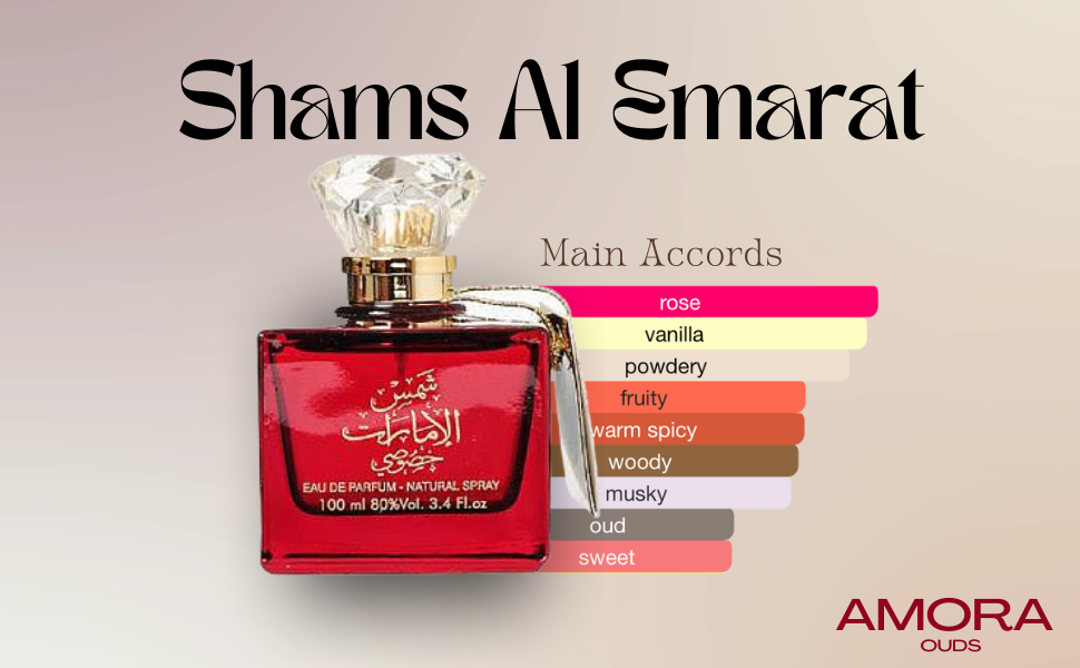 Shams Al Emarat Khususi 100ML | Vanilla | Rose | Oud